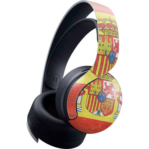 Spain Flag Distressed PULSE 3D Wireless Headset for PS5 Skin